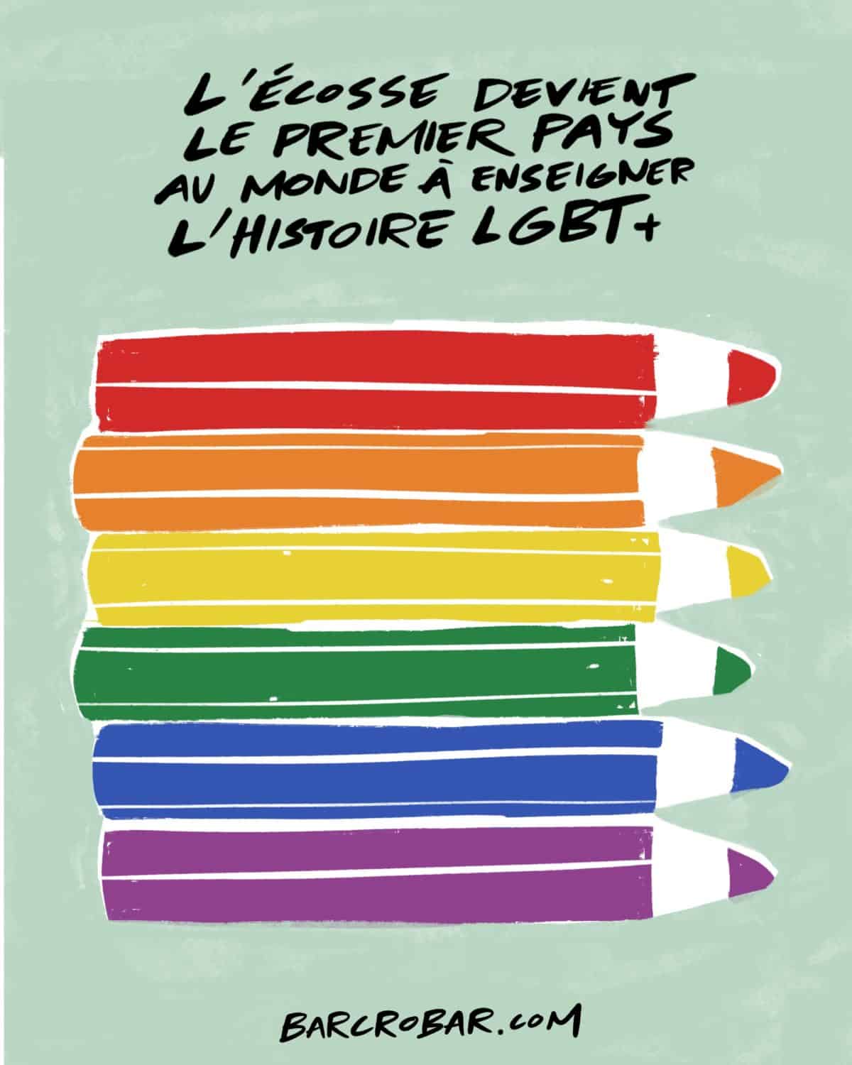 L’Ecosse devient le premier pays au monde à enseigner l’Histoire LGBT+
