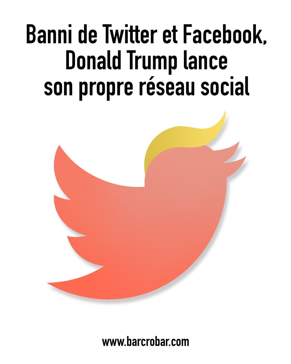 Banni de Twitter et Facebook, Donald Trump lance son propre réseau social